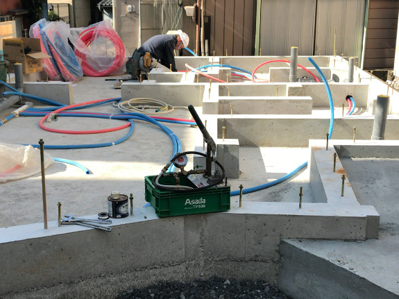 戸建て住居基礎工事